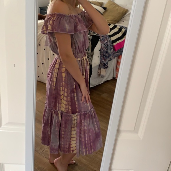 NWT Moodie TieDye Off the Shoulder Dress (Womens S - Picture 5 of 7